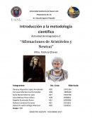 Actividad de Integradora 2 “Afirmaciones de Aristóteles y Newton”