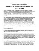 Bolivia Contemporánea