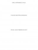 Plan de gestion de riesgos