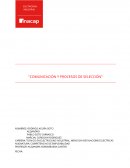 COMUNICACIÓN Y PROCESOS DE SELECCIÓN