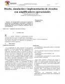 Diseño, simulación e implementación de circuitos con amplificadores operacionales