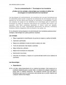 Foro de contextualización 1: Tecnología en los inventarios