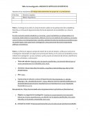 Taller Investigación Estadística