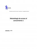 Metodologia del conocimiento