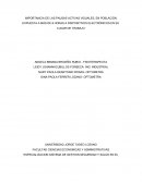 IMPORTANCIA DE LAS PAUSAS ACTIVAS VISUALES, EN POBLACIÓN EXPUESTA A MÁS DE 8 HORAS A DISPOSITIVOS ELECTRÓNICOS EN SU LUGAR DE TRABAJO