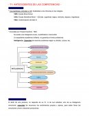 ANTECEDENTES DE LAS COMPETENCIAS