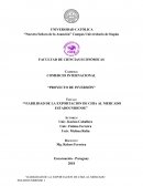 Viabilidad de la exportacion de chia al mercado estadounidense