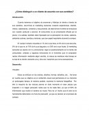 ¿Cómo distinguir a un cliente de acuerdo con sus sentidos?