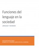 Funciones del lenguaje en la sociedad
