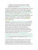 Distribución y abundancia del género Ateles en Colombia