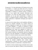 INTERPRETACIÓN DIAGNÓSTICA
