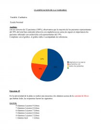CLASIFICACION DE LA VARIABLE. Página 1