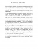 MI EXPERIENCIA COMO MAMÀ