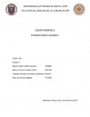 CUESTIONARIO 2 Entretenimiento educativo