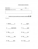 Prueba grupos consonanticos s/r