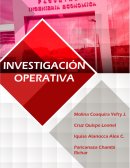 Investigacion operativa empresa PAMER S.A.R.L