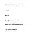 Proyecto de inversión. Proyecto 1 “Restaurante bufete los primos”
