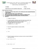 EXÁMEN MATEMÁTICAS