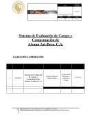 Sistema de Evaluación de Cargos y Compensación de Alvann Art-Deco, C.A