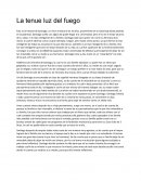 La tenue luz del fuego