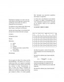 Estadistica. Realizando un montaje en el cual se tira una esfera desde un hilo luego que cruza por una cuchilla que corta el hilo y la esfera se disparaba hacia una distancia