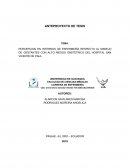 PERCEPCION EN INTERNOS DE ENFERMERÍA RESPECTO AL MANEJO DE GESTANTES CON ALTO RIESGO OBSTETRICO DEL HOSPITAL SAN VICENTE DE PAUL