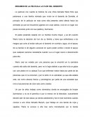 RESUMEN DE LA PELÍCULA LA FLOR DEL DESIERTO