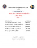 Preparatoria No. 16 MEXICO EN EL MUNDO GLOBALIZADO