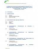 ELABORACION DE ESTUDIO DE MANTENIMIENTO PERIODICO DE LA CARRETERA: PONTON QUEBRADA SECA - PUENTE SANTA, RUTA 1N,