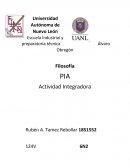 Filosofía PIA Actividad Integradora