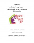 Actividad Integradora 5. Confiabilidad en las fuentes de Informacion