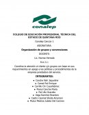 Organización de grupos y convenciones