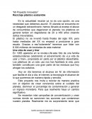 Mi Proyecto Innovador. Reciclaje plástico sostenible