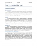 Caso 9 – Hospital San José. Elementos del problema
