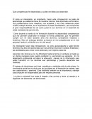 Que competencias he desarrollado y cuales me faltan por desarrollar