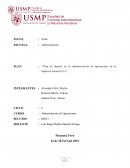 Plan de mejora en la administración de operaciones de la Empresa Leoncito S.A.