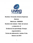 Ensayo Argumentivo “Los géneros periodísticos”