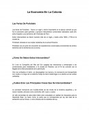 La economia en la Colonia