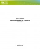 Desarrollo de habilidades del aprendizaje