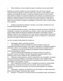 Defina marketing. ¿En qué consiste la miopía de marketing y cómo se puede evitar?