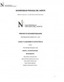 PROYECTO DE INVESTIGACIÓN DISTRIBUIDORA SUMON S.R. LTDA