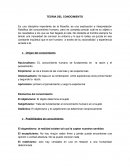 TEORIA DEL CONOCIMIENTO