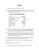 Proyecto: Producción y venta de máquinas de coser