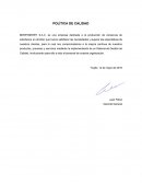 POLÍTICA DE CALIDAD BERRYBERRY S.A.C