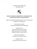 Diseño de un modelo de administración y organización