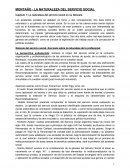MONTAÑO - LA NATURALEZA DEL SERVICIO SOCIAL