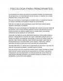 Psicologia para principiantes