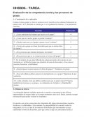 Evaluación de la competencia social y los procesos de grupo