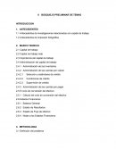 BOSQUEJO PRELIMINAR DE TEMAS