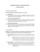 Actividad de transferencia del indicador de logro